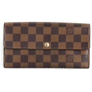 ルイヴィトン(LOUIS VUITTON)の『USED』 LOUIS VUITTON ルイ・ヴィトン ポルトフォイユサラ N61734 長財布 ダミエキャンバス ダミエ【中古】(財布)