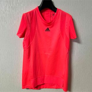 アディダス(adidas)のアディダス レディース 半袖 Tシャツ フィットネス トレーニング  L(Tシャツ(半袖/袖なし))