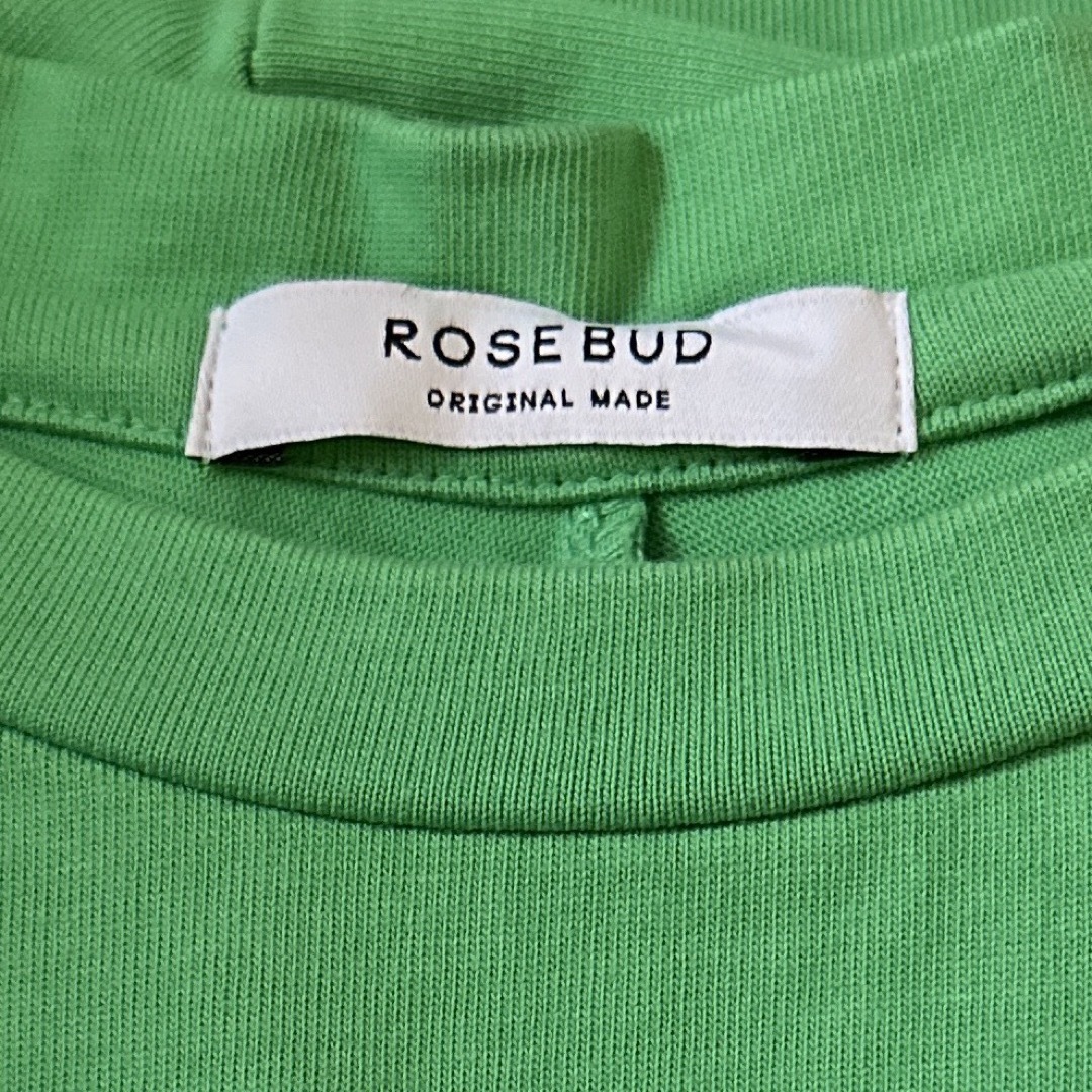 ROSE BUD(ローズバッド)のROSE BUD バックねじりワンピース　F グリーン レディースのワンピース(ロングワンピース/マキシワンピース)の商品写真