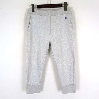 チャンピオン(Champion)のチャンピオン クロップド スウェットパンツ ジョガーパンツ ロゴ S 杢グレー(その他)