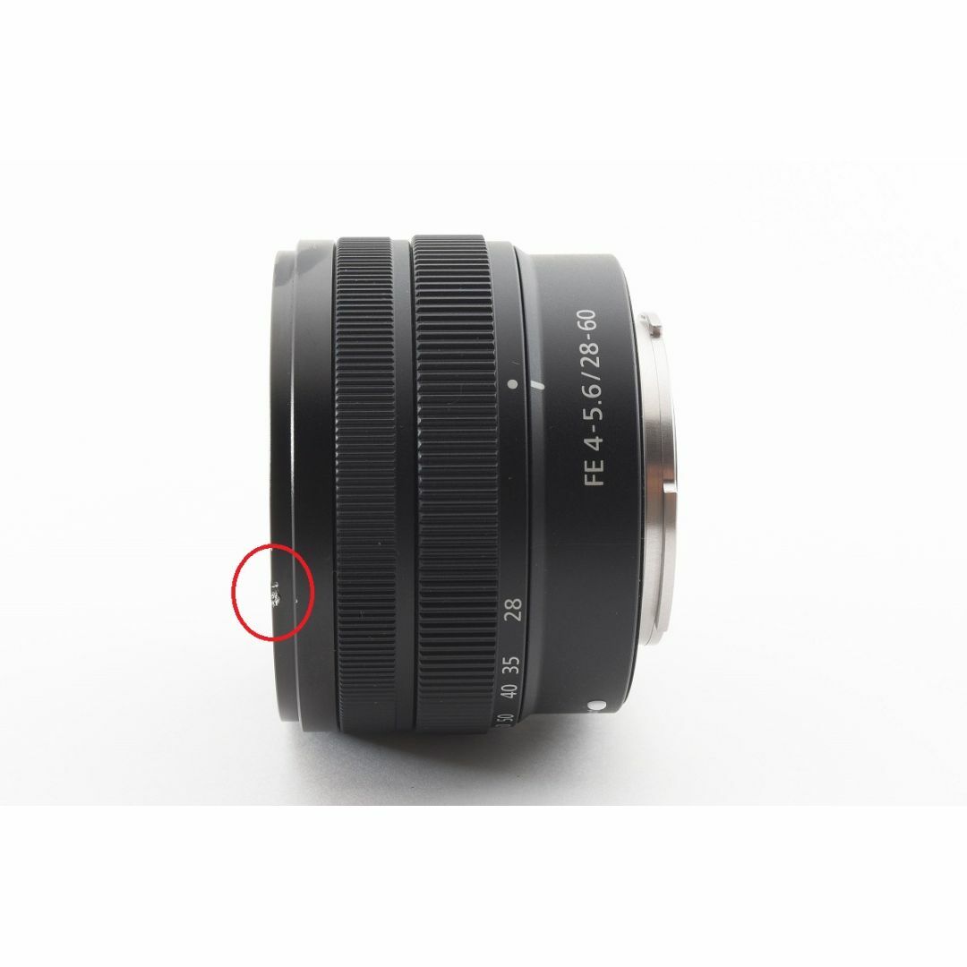 SONY(ソニー)のSony FE 28-60mm F/4-5.6 SEL2860 E マウント スマホ/家電/カメラのカメラ(レンズ(ズーム))の商品写真