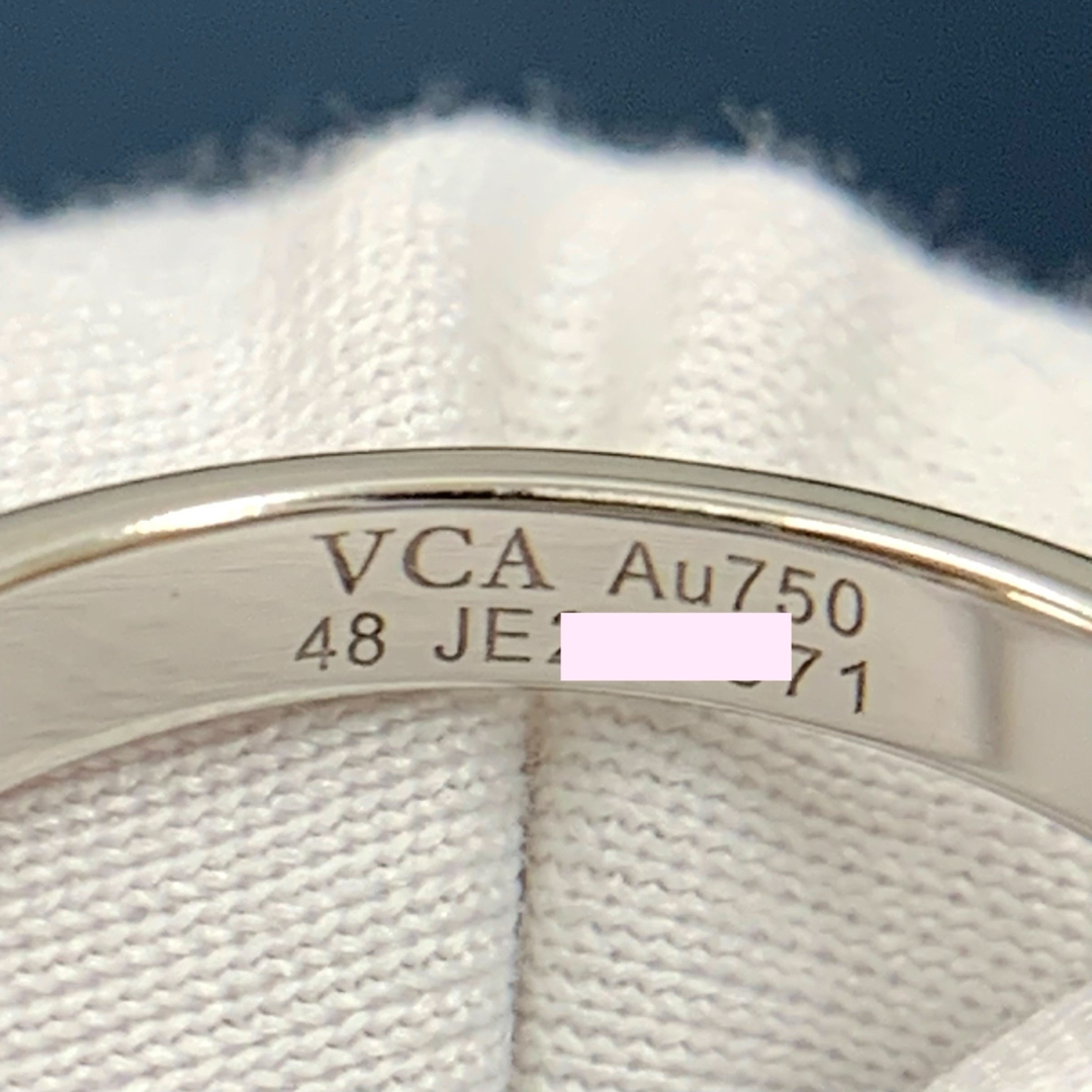 Van Cleef & Arpels(ヴァンクリーフアンドアーペル)の ヴァンクリーフ＆アーペル リング ヴィンテージアルハンブラ  シェル　ダイヤ レディースのアクセサリー(リング(指輪))の商品写真