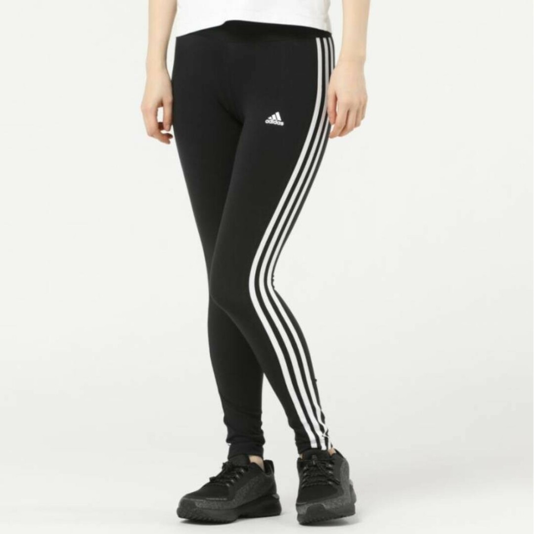 adidas(アディダス)の【大人気残りわずか】新品　アディダス　レディース　レギパン　Мサイズ　ブラック レディースのレッグウェア(レギンス/スパッツ)の商品写真