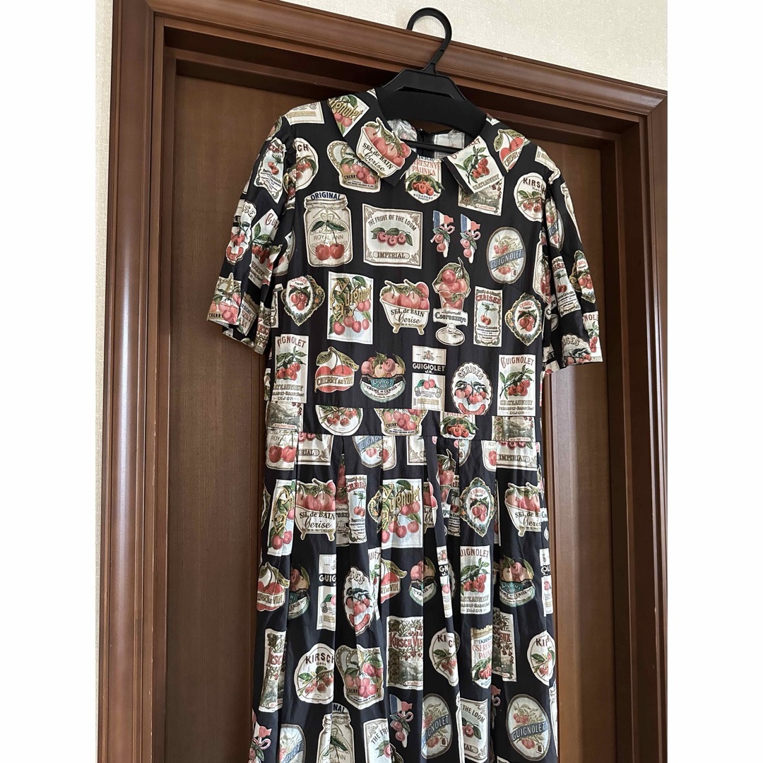 janemarple チェリーラベルコレットドレス janemarple チェリーラベルコレットドレス