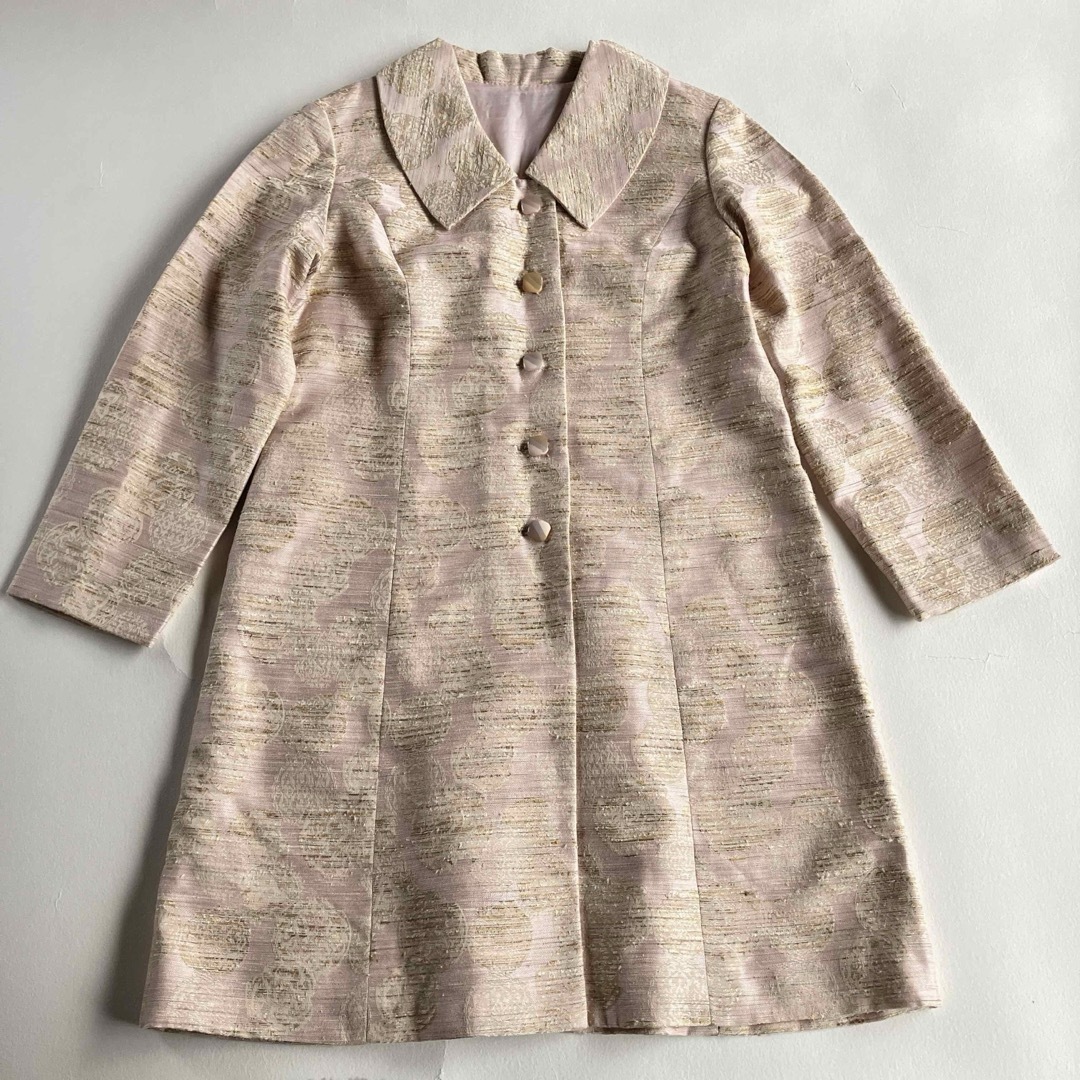 Lochie(ロキエ)のused レトロ 織柄 コート 古着 ヴィンテージ vintage レディースのジャケット/アウター(その他)の商品写真