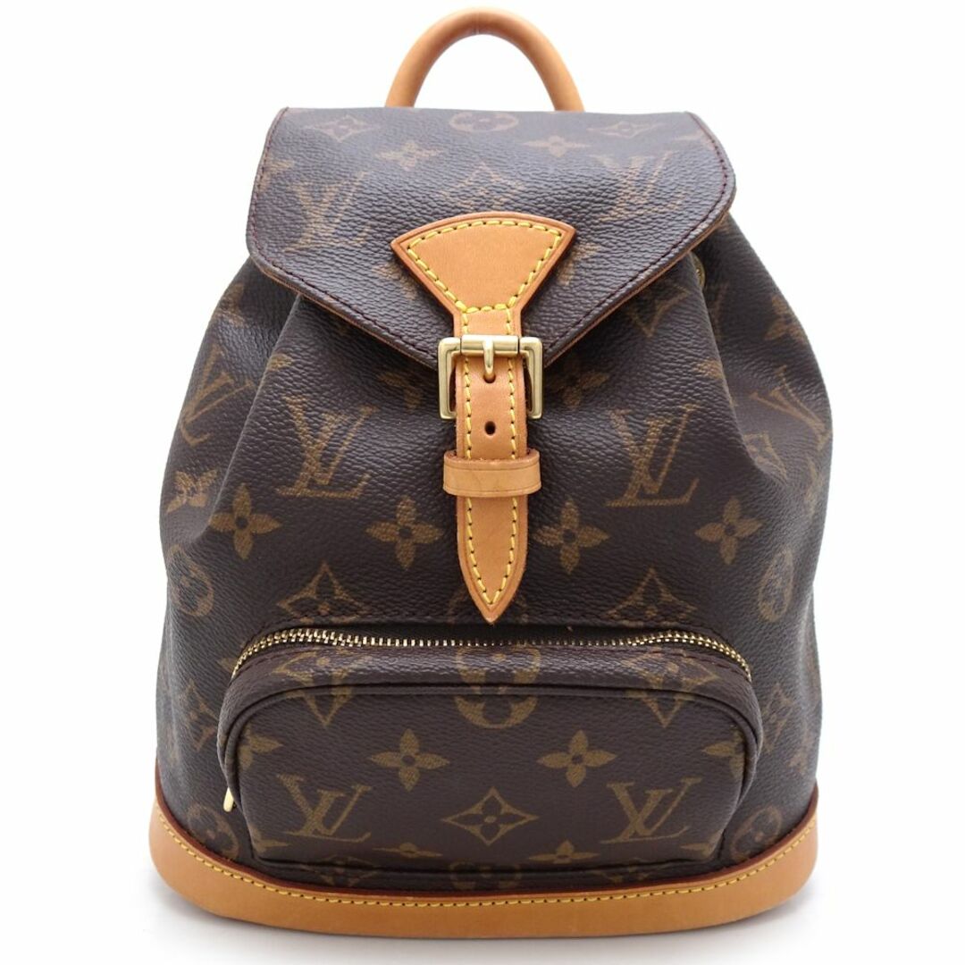 LOUIS VUITTON(ルイヴィトン)のLOUIS VUITTON ルイヴィトン モノグラム ミニモンスリ M51137 リュック・バックパック ブラウン/351102【中古】 レディースのバッグ(リュック/バックパック)の商品写真