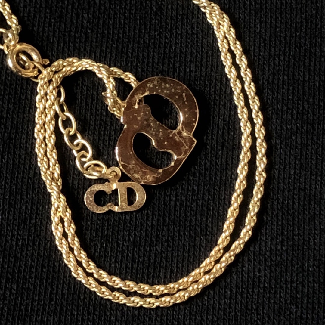 Christian Dior(クリスチャンディオール)のvintage Christian Dior ディオール ネックレス 刻印有り レディースのアクセサリー(ネックレス)の商品写真