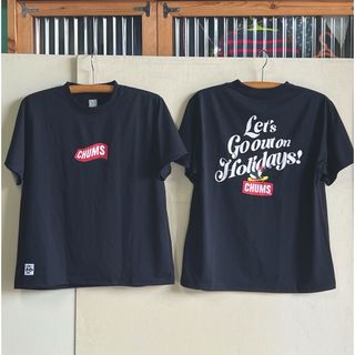 チャムス(CHUMS)の新品　CHUMS Work Out Tシャツ　チャムス　bl(Tシャツ/カットソー(半袖/袖なし))