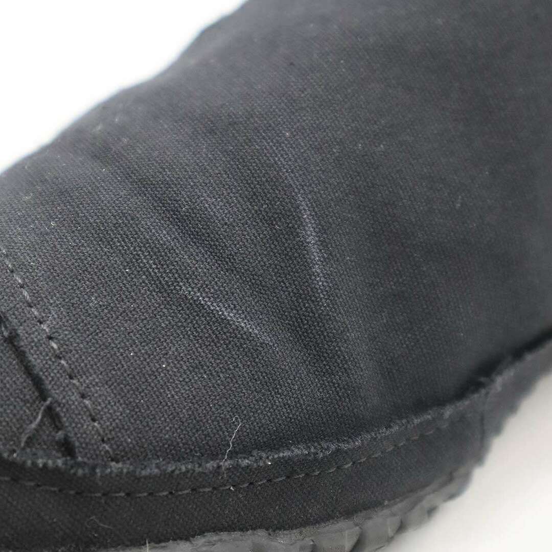 Yohji Yamamoto(ヨウジヤマモト)のYohji Yamamoto POUR HOMME ヨウジヤマモト プールオム 24SS C/CANVAS BK SIDE GORE SLIP-ON キャンバススリッポンスニーカー ブラック 5 HS-E02-061 メンズの靴/シューズ(スニーカー)の商品写真