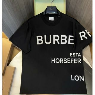 BURBERRY - 美品 BURBERRY ホースフェリー Tシャツ デカロゴ　オーバ 2色