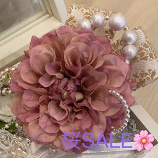 コサージュ☆SALE☆卒業式、入園式、入学式、結婚式☆リリークリスタルナゴヤ(ブローチ/コサージュ)