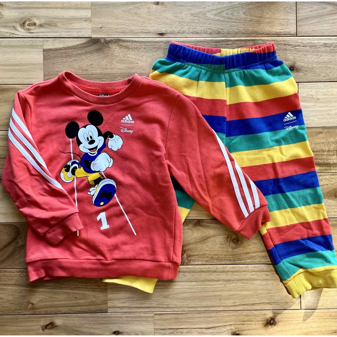 adidas(アディダス)のadidas DISNEY ミッキーマウス ジョガーセット 90  HR9486 キッズ/ベビー/マタニティのキッズ服男の子用(90cm~)(その他)の商品写真