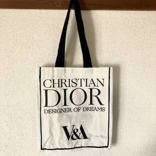 Dior - 【非売品】Dior トートバッグ　博物館 V&A 美術館　限定　エコバッグ　肌白