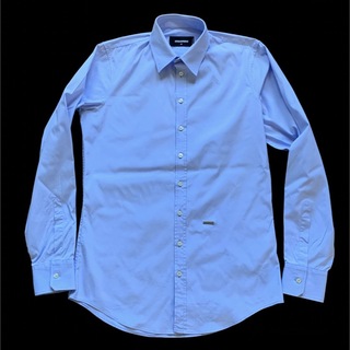 ディースクエアード(DSQUARED2)のDSQUARED2 ディースクエアード　コットンストレッチ　ソリッドドレスシャツ(シャツ)