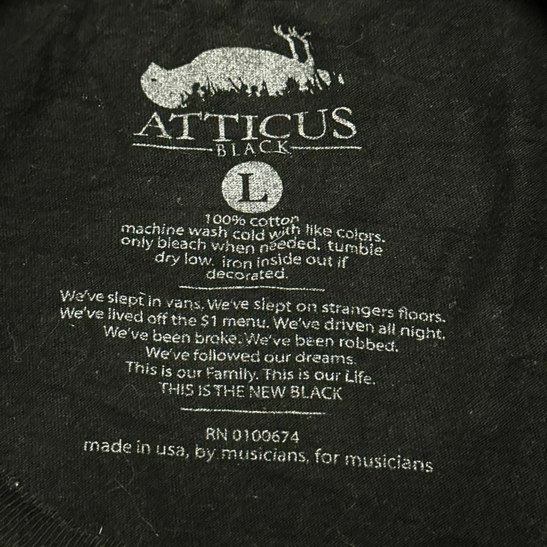 ATTICUS(アティキャス)のATTICUS 半袖Tシャツ アニマルTシャツ カラス ブラック v19 メンズのトップス(Tシャツ/カットソー(半袖/袖なし))の商品写真