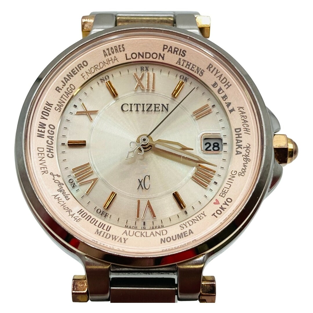 CITIZEN(シチズン)の◎◎CITIZEN シチズン XC クロスシー エコドライブ 腕時計 レディース H240-T018238 取説付 レディースのファッション小物(腕時計)の商品写真