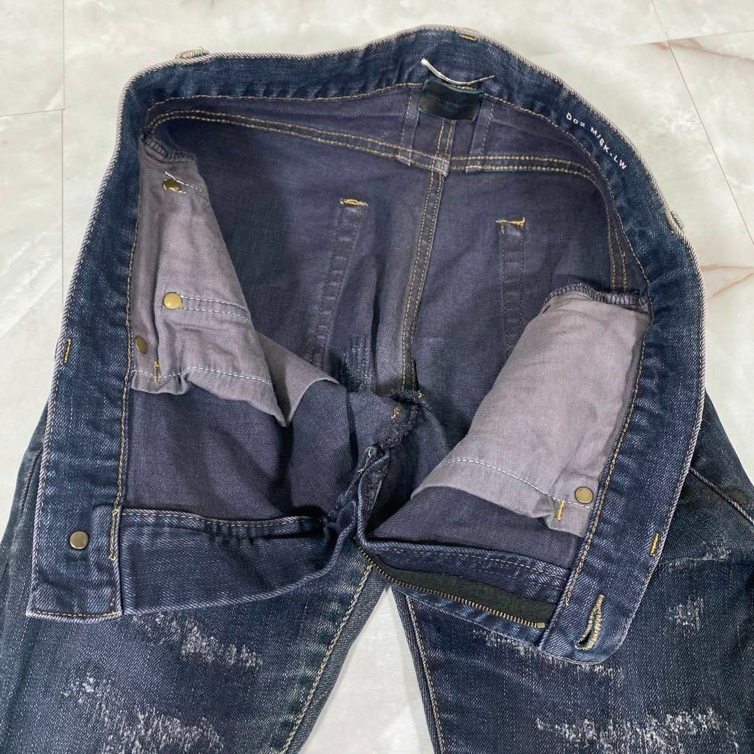 エディ期 サンローランパリ 13AW クラッシュペイントデニム W32 エディ期 サンローランパリ 13AW クラッシュペイントデニム W32