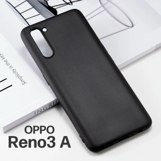 OPPO Reno 3A TPUケース　ブラック(Androidケース)