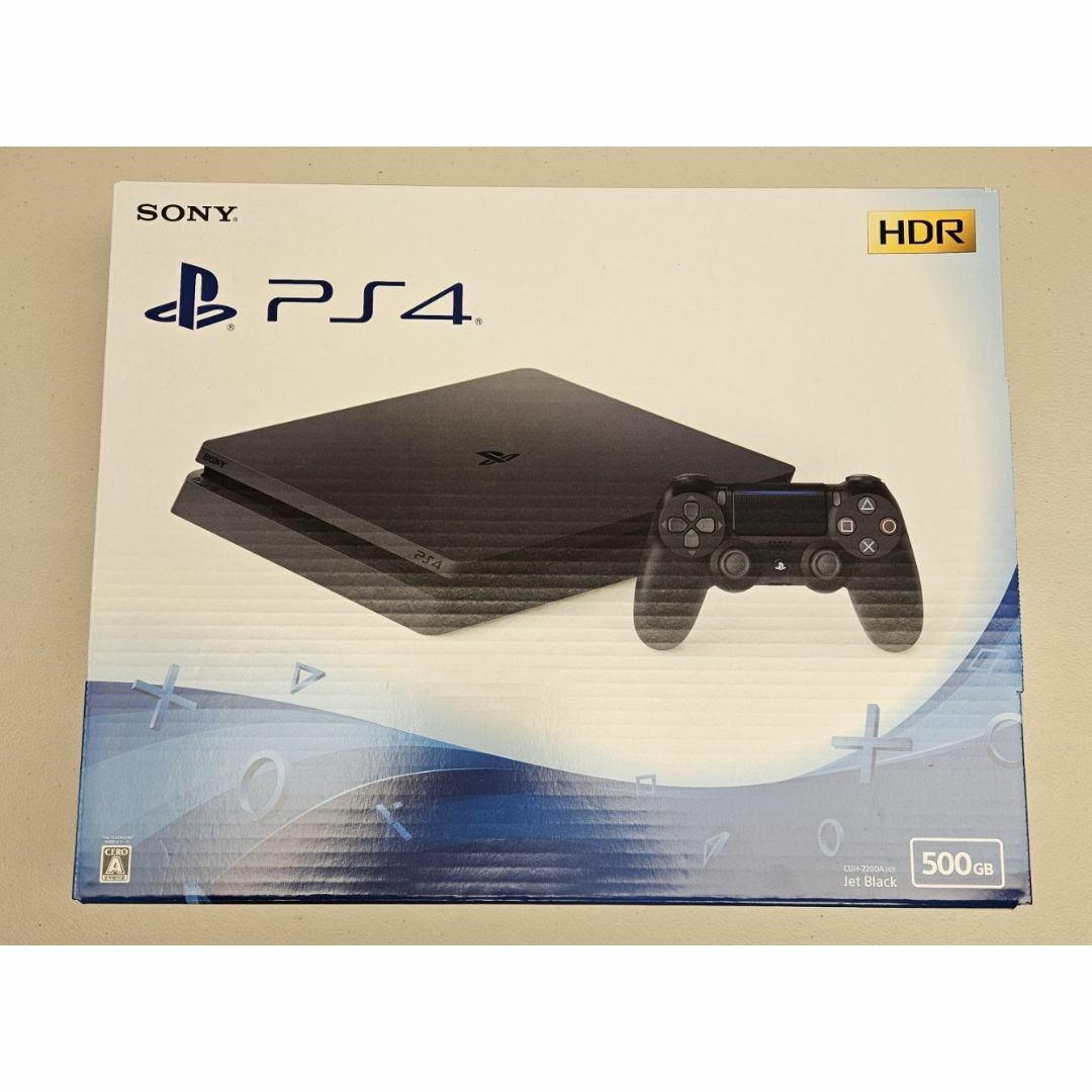 PlayStation4(プレイステーション4)の【新品・未開封】PlayStation4 500GB(CUH-2200AB01) エンタメ/ホビーのゲームソフト/ゲーム機本体(家庭用ゲーム機本体)の商品写真