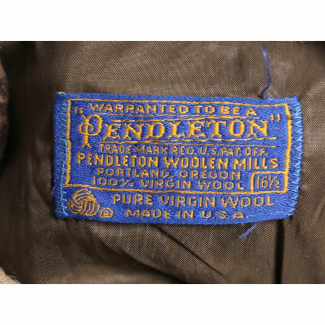 PENDLETON(ペンドルトン)の70s USA製 ペンドルトン チェック ウール シャツ メンズ L 程/ 古着 70年代 アメリカ製 ヴィンテージ PENDLETON 長袖シャツ マルチカラー メンズのトップス(シャツ)の商品写真