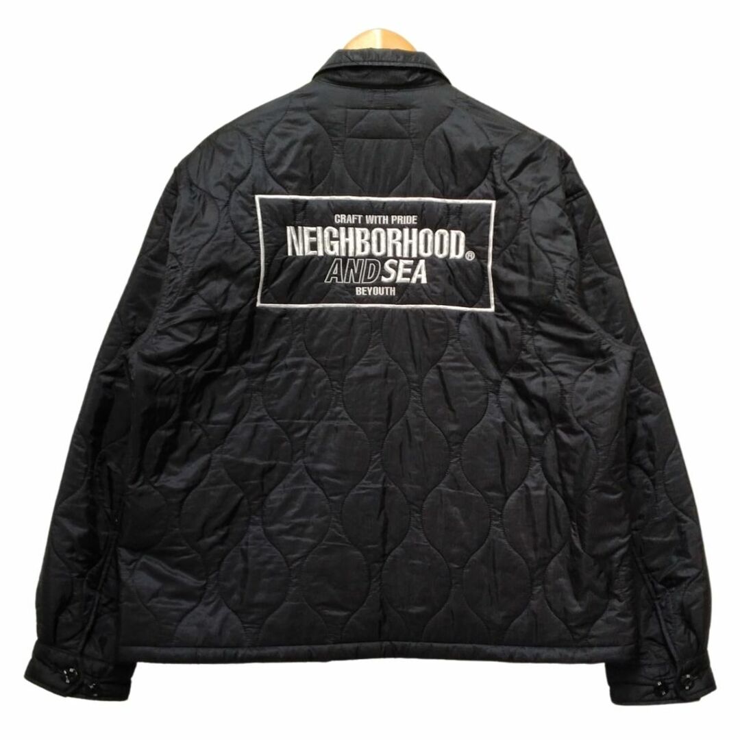 NEIGHBORHOOD(ネイバーフッド)のNEIGHBORHOOD ネイバーフッド 23SS WIND AND SEA QUILT SOUVENIR JACKET 刺繍 キルティング スーベニア ジャケット 正規品 / 33881 メンズのジャケット/アウター(その他)の商品写真