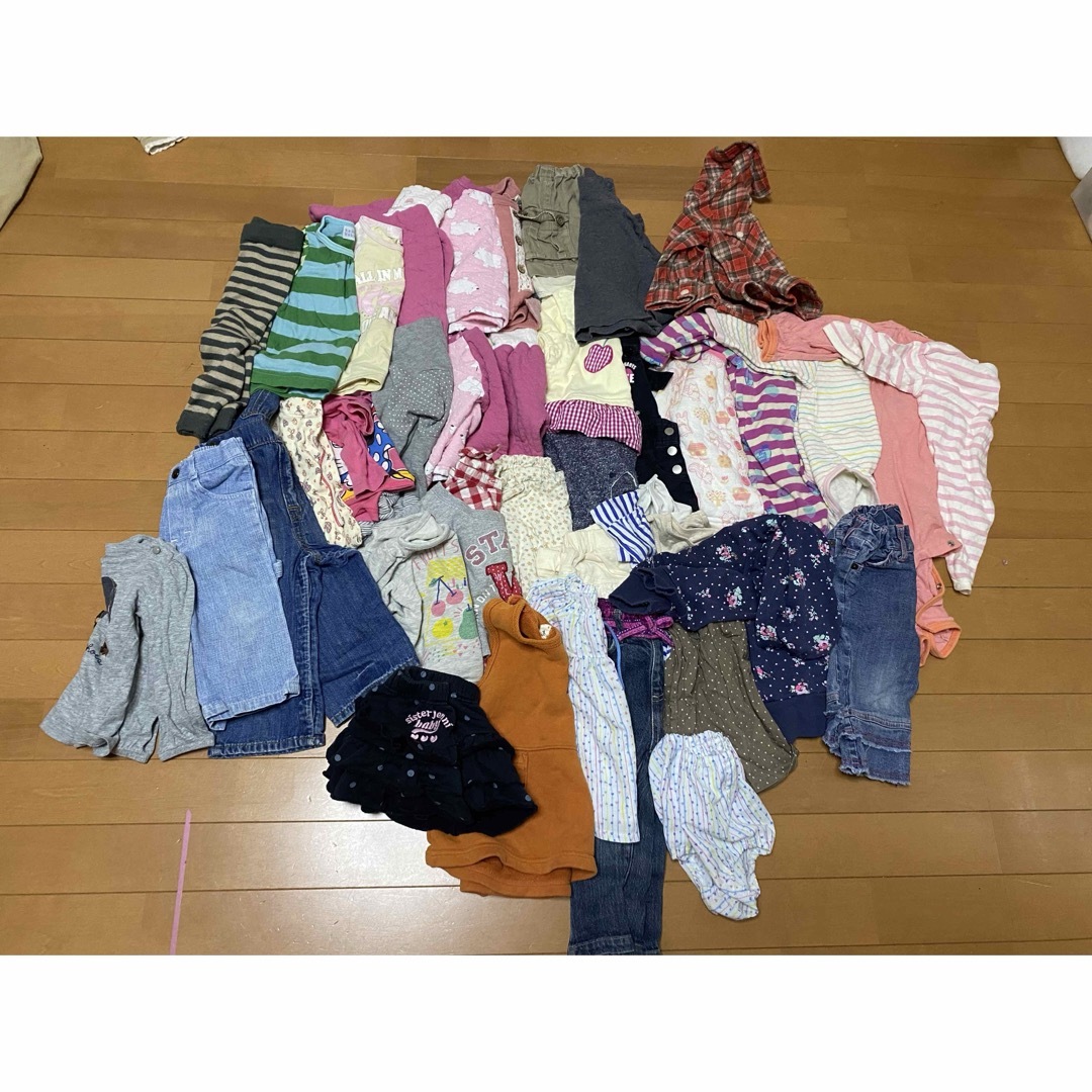 女の子80 まとめ売り キッズ/ベビー/マタニティのベビー服(~85cm)(Ｔシャツ)の商品写真