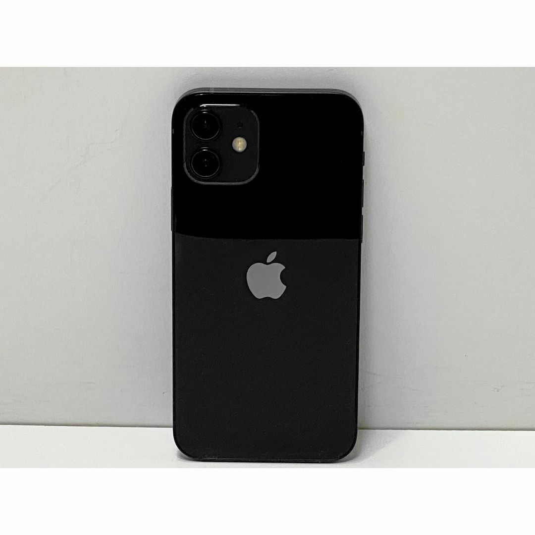 Apple(アップル)のバッテリー100％ iPhone12 64GB ブラック MGHN3J／A  スマホ/家電/カメラのスマートフォン/携帯電話(スマートフォン本体)の商品写真