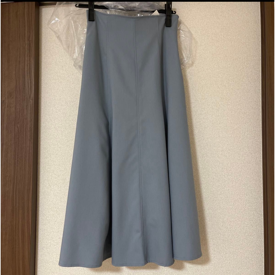 Feroux(フェルゥ)の水色　スカート　ロング　リボン レディースのスカート(ロングスカート)の商品写真