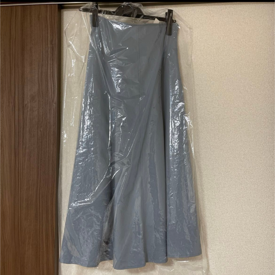 Feroux(フェルゥ)の水色　スカート　ロング　リボン レディースのスカート(ロングスカート)の商品写真