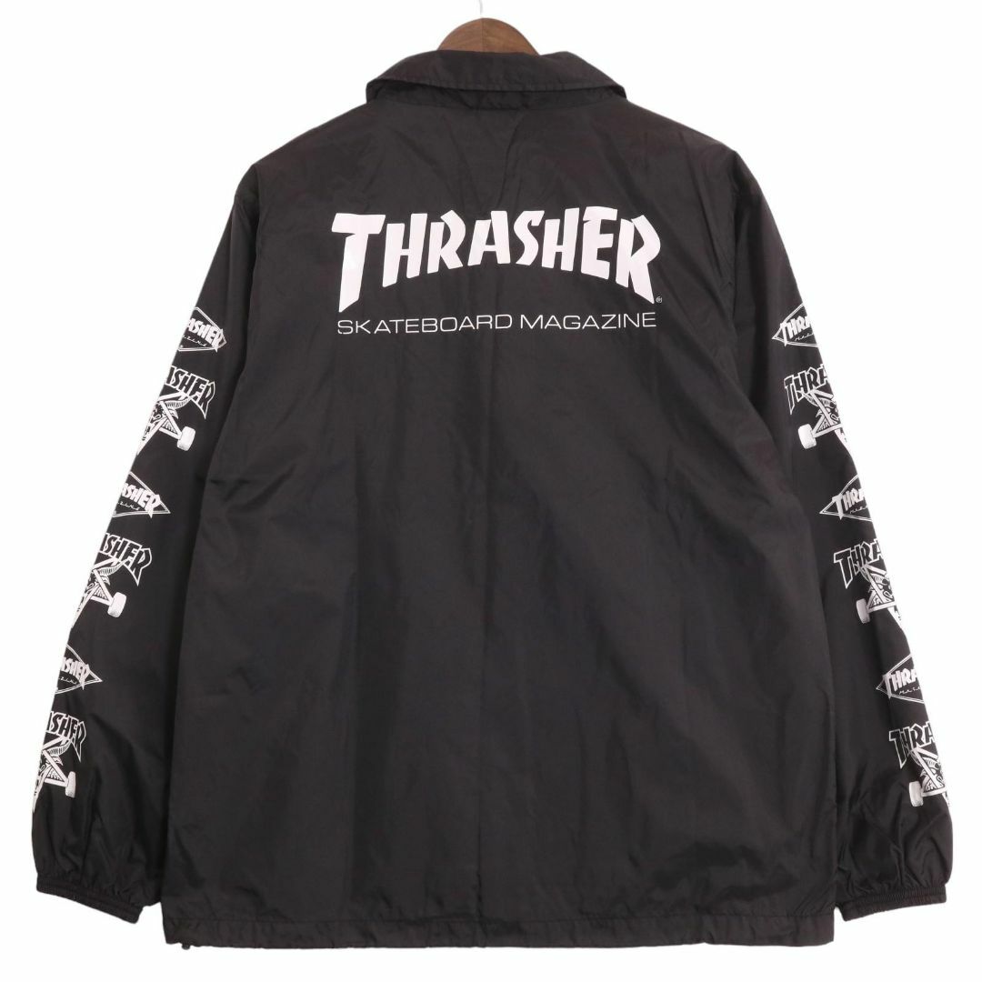 THRASHER(スラッシャー)のTHRASHER/スラッシャー アームプリント ナイロンコーチジャケット メンズのジャケット/アウター(ナイロンジャケット)の商品写真