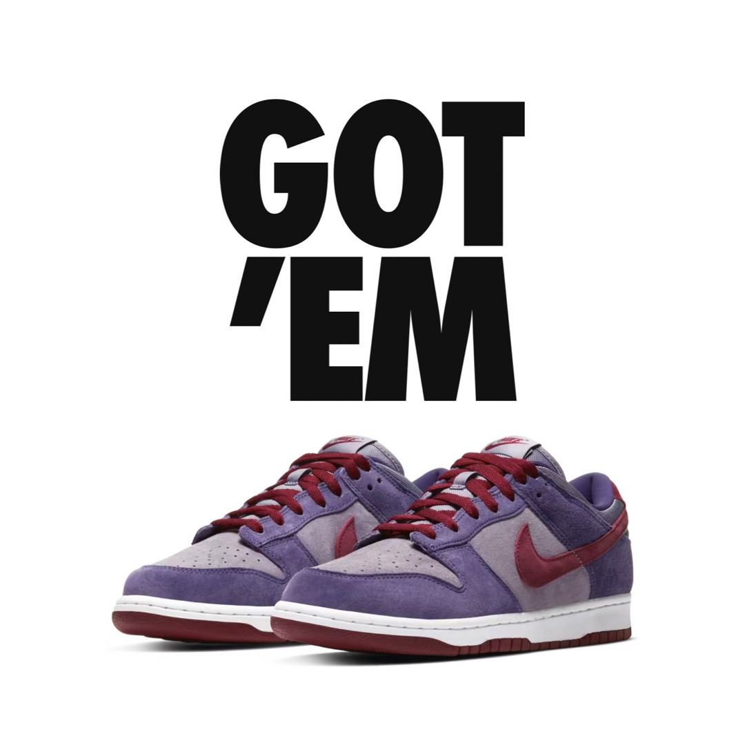 NIKE(ナイキ)のNike Dunk Low Plum ダンクロー　プラム　早い者勝ち　即完売 メンズの靴/シューズ(スニーカー)の商品写真