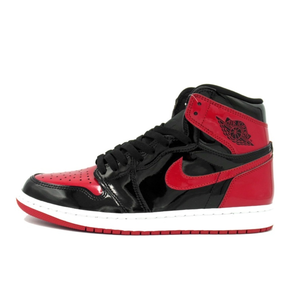 NIKE(ナイキ)のナイキ NIKE ■ 【 AIR JORDAN 1 HIGH OG Patent Bred 555088 063 】 エア ジョーダン 1 ハイ パテント ブレッド スニーカー f21358 メンズの靴/シューズ(スニーカー)の商品写真