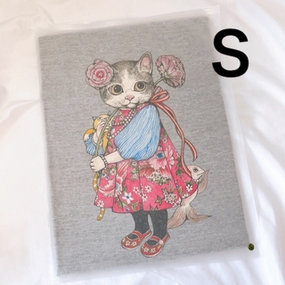 ヒグチユウコ(ヒグチユウコ)のヒグチユウコ 台湾 Tシャツ グレー Sサイズ 新品(Tシャツ(半袖/袖なし))