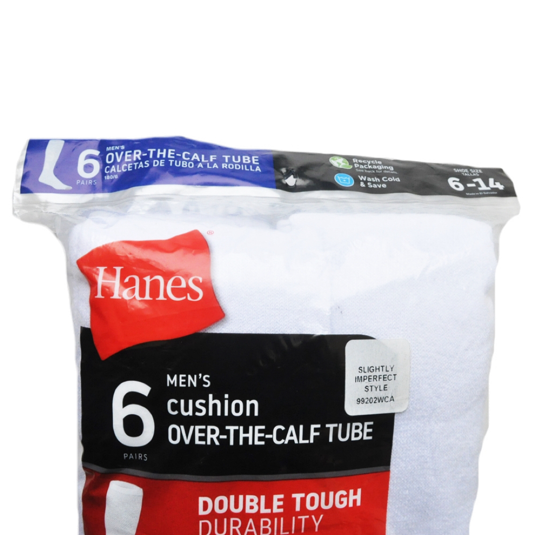 Hanes(ヘインズ)のHANES / ヘインズ 6 VALUE PACK CUSHION SOCKS メンズのレッグウェア(ソックス)の商品写真