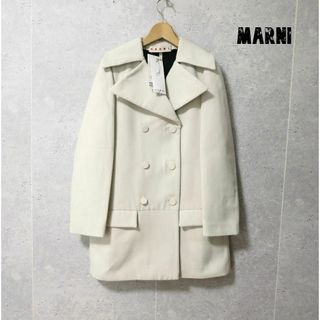 マルニ(Marni)の未使用 タグ付き マルニ ロング丈 ダブルブレスト チェスターコート(チェスターコート)