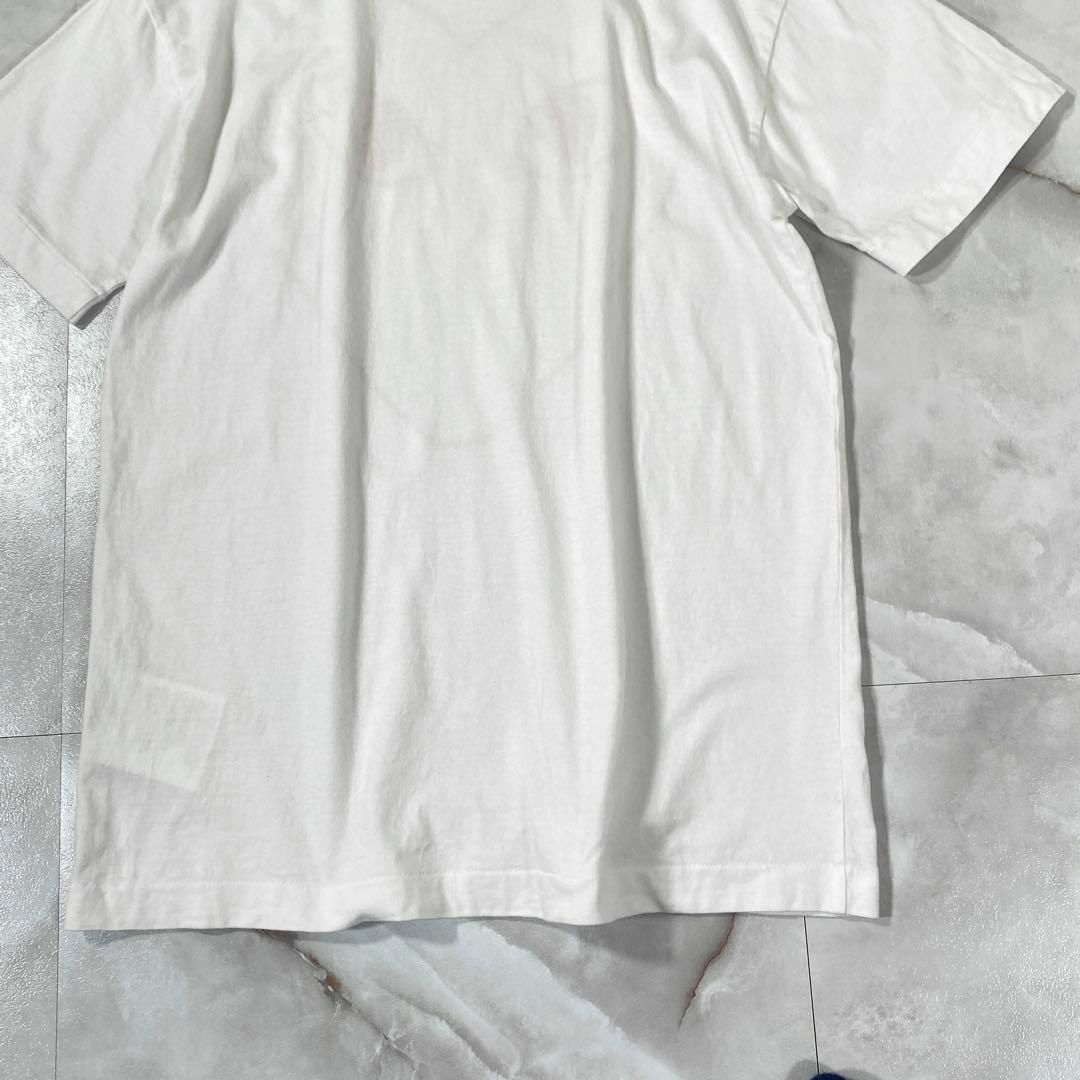 COMME des GARCONS(コムデギャルソン)のプレイコムデギャルソン　22SS ビッグハートプリントワッペンTシャツ　白　XL メンズのトップス(Tシャツ/カットソー(半袖/袖なし))の商品写真