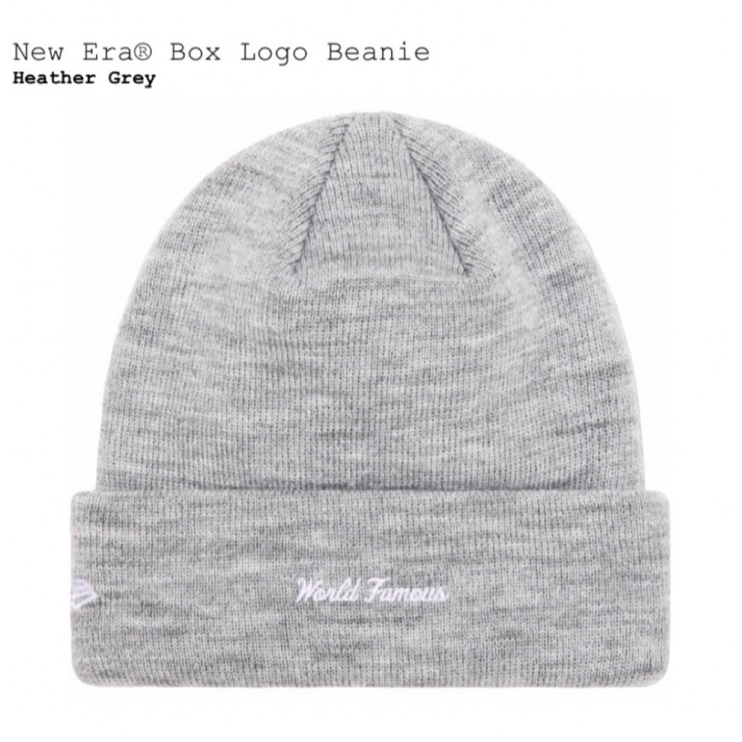 Supreme(シュプリーム)のSupreme New Era Box Logo Beanie " Grey" メンズの帽子(ニット帽/ビーニー)の商品写真