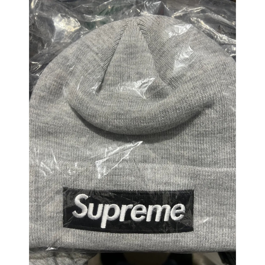 Supreme(シュプリーム)のSupreme New Era Box Logo Beanie " Grey" メンズの帽子(ニット帽/ビーニー)の商品写真
