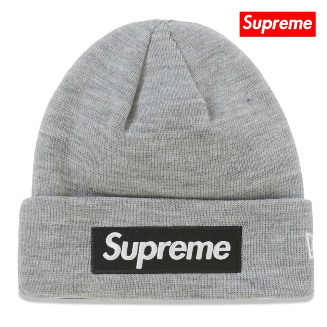 Supreme(シュプリーム)のSupreme New Era Box Logo Beanie " Grey" メンズの帽子(ニット帽/ビーニー)の商品写真