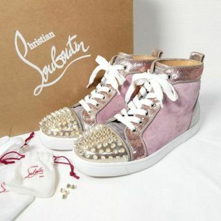 クリスチャンルブタン(Christian Louboutin)の極美品 Christian Louboutin スパイク スハイカットスニーカー(スニーカー)