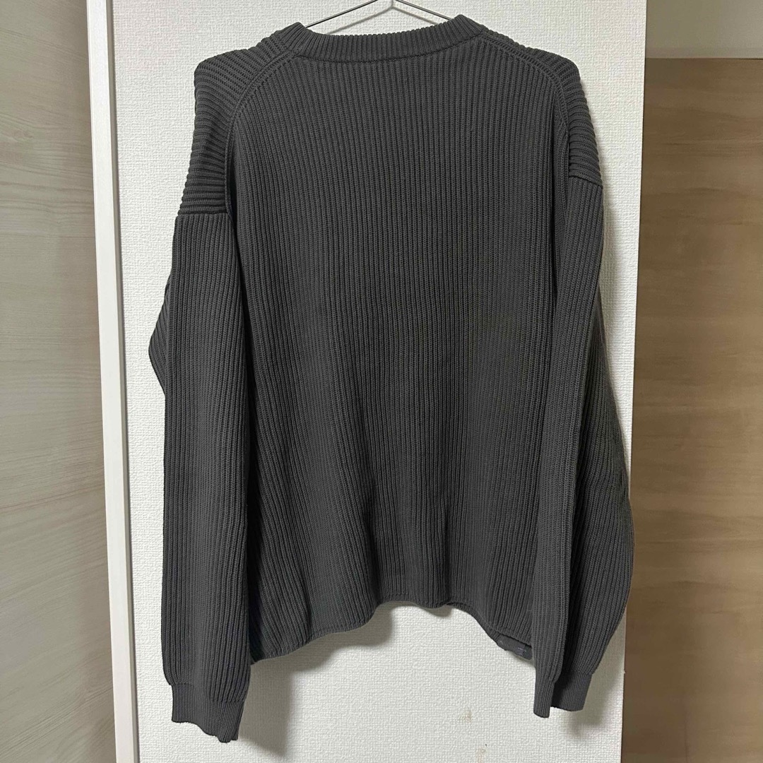 LIDNM(リドム)のLIDNMリドム　OVERSIZED 7G AZE KNIT メンズのトップス(ニット/セーター)の商品写真