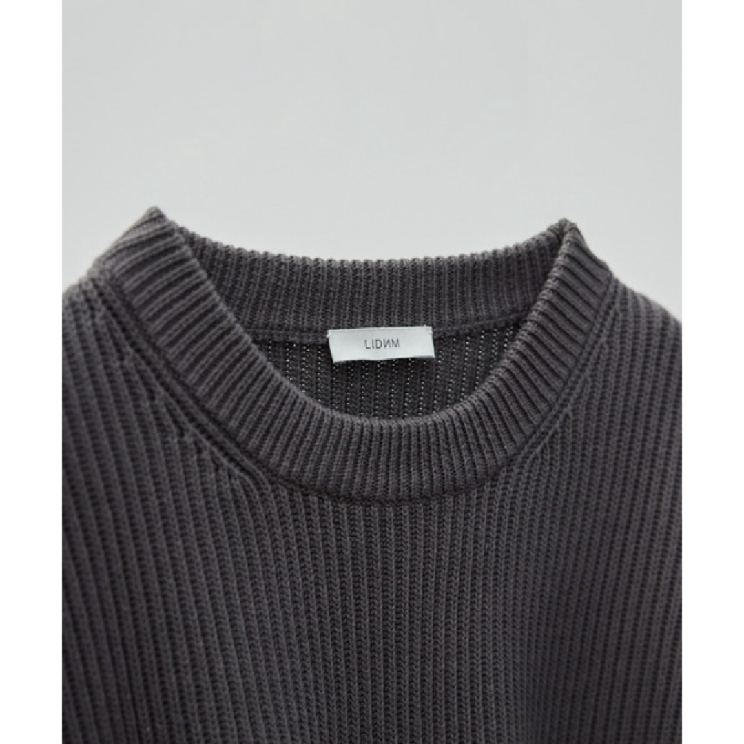 LIDNM(リドム)のLIDNMリドム　OVERSIZED 7G AZE KNIT メンズのトップス(ニット/セーター)の商品写真