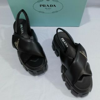 PRADA - ブラック　サンダル　美品