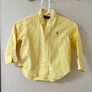 ラルフローレン(Ralph Lauren)のラルフローレン　イエローシャツ 100cm(ブラウス)