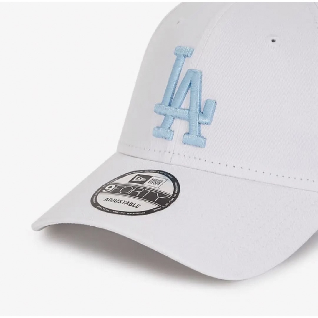 NEW ERA(ニューエラー)のニューエラ 9FORTY キャップ 帽子 メンズ レディース LA 白 青 限定 レディースの帽子(キャップ)の商品写真