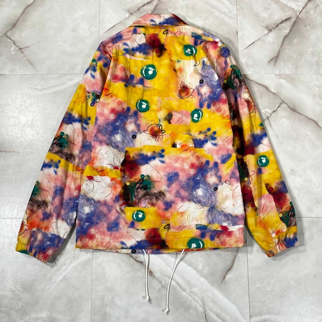 COMME des GARCONS SHIRT(コムデギャルソンシャツ)のコムデギャルソンシャツ　20AWタイダイペイントコーチジャケット　マルチカラーM メンズのジャケット/アウター(カバーオール)の商品写真