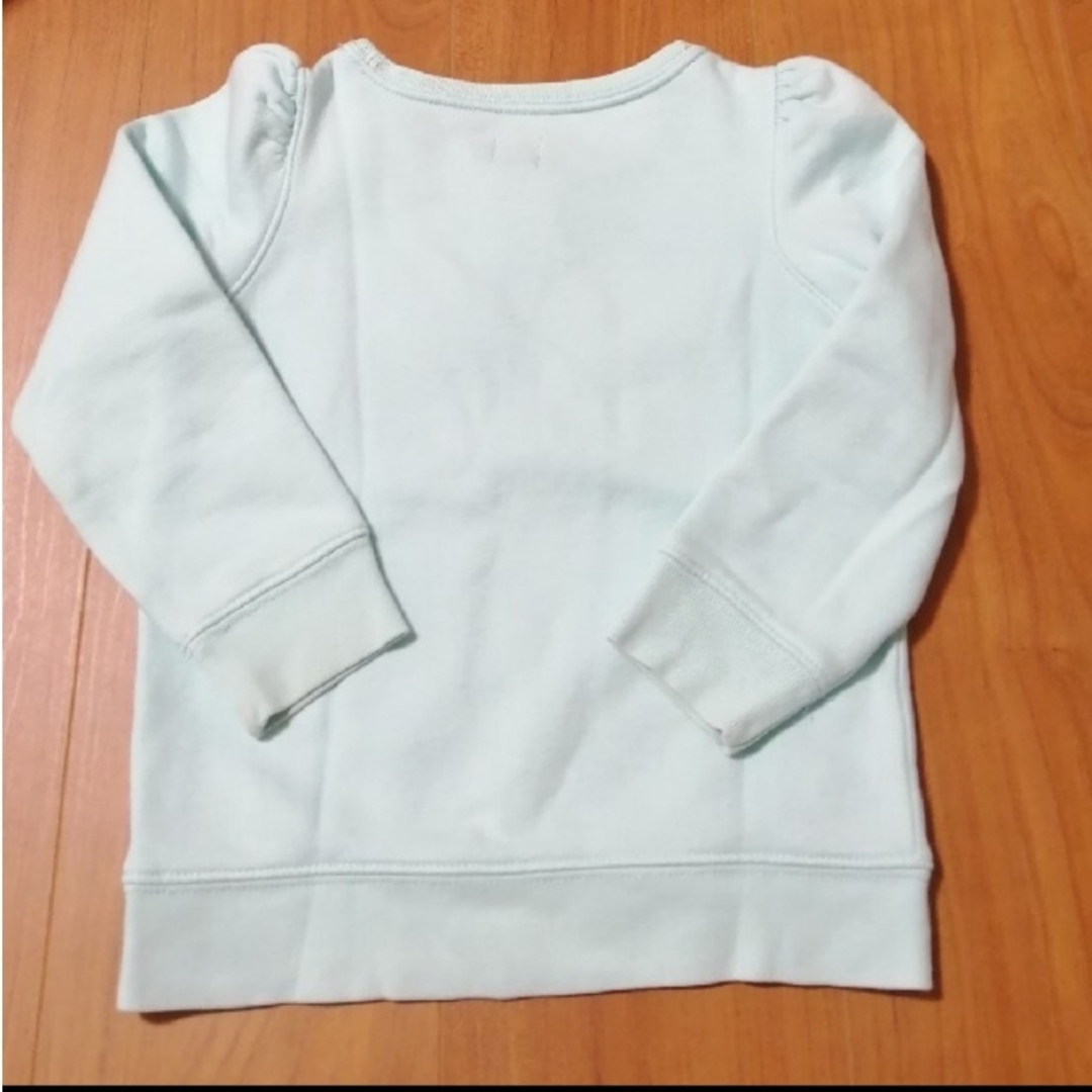 GAP(ギャップ)のGAP トレーナー 女の子　２枚セット110 キッズ/ベビー/マタニティのキッズ服女の子用(90cm~)(Tシャツ/カットソー)の商品写真