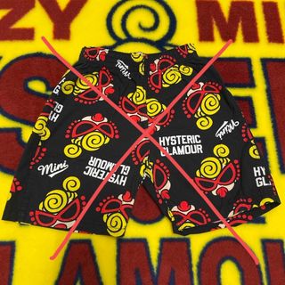 HYSTERIC MINI - フェイスミニハーパン ステテコ(90)🖤💛