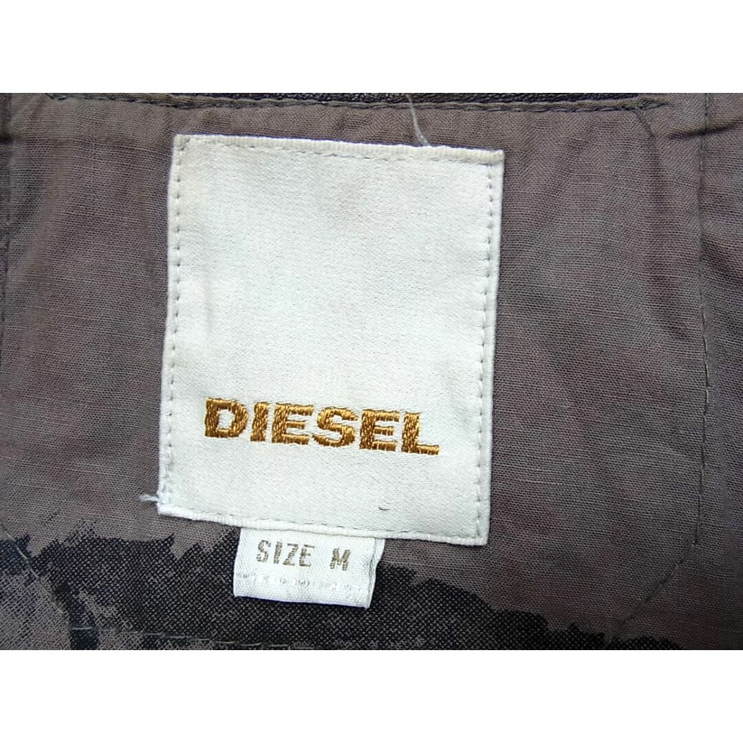 DIESEL(ディーゼル)の参考定価18万◇DIESEL ディーゼル 加工 ラムレザーライダースジャケット クレイジーパターン 裏ブレイブマン プリント 激シブ メンズ メンズのジャケット/アウター(ライダースジャケット)の商品写真