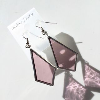 ピアス　イヤリング3  ステンドグラス　ハンドメイド(ピアス)